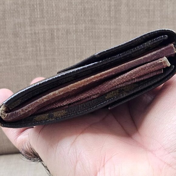 Louis Vuitton Card Holder Monogram Elise Trifold Wallet Made in Frane Read Desc - Picture 6 of 13